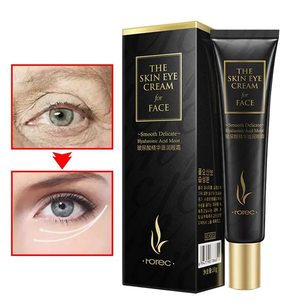 

Hyaluronic acid Eye Cream Peptide Collagen Serum Anti-Wrinkle Anti-Age Remover Dark Circles Eye Care Against Puffiness And Bags