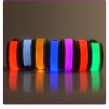 Рука согревающий пояс велосипед светодиодная повязка светодиодный безопасности спортивный светоотражающий ремень-строп защелкивающаяся повязка на руку дропшиппинг Z0819