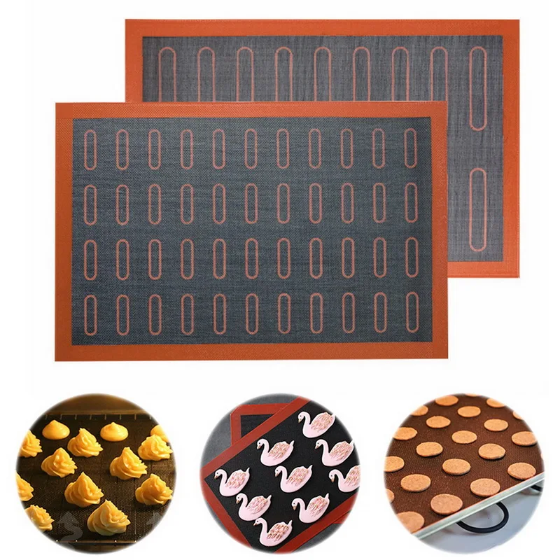 

Silicone Baking Mat Non-Stick Oven Sheet Liner Tool For Cookie /Bread/ Macaroon/Biscuit Kitchen Baking Accessories
