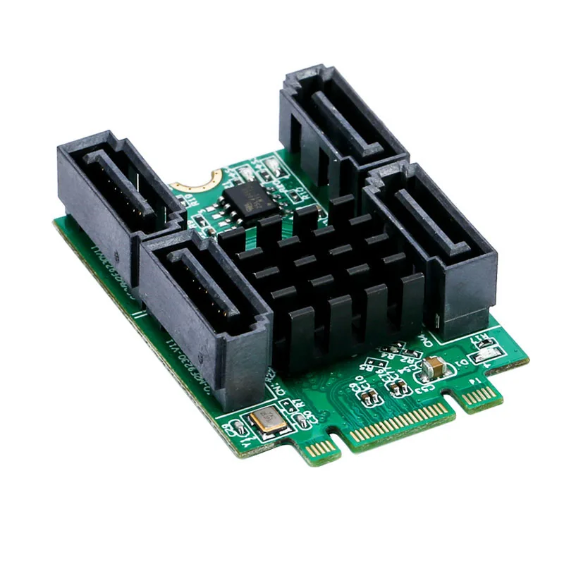 QINDIAN добавить на картах M2 к SATA M.2 к SATA картам M.2 SATA адаптер/контроллер/концентратор SSD SATA3 расширительный порт мультипликатор M.2 B+ M ключ