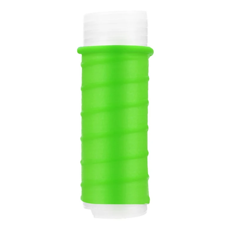 Зеленый Silica Gel Fishing Rod Handle Protective Wrap Fishing Pole Anti Slip Static Handle Sleeve Cover Insulating Sweat Absorbing Grip - Цвет: Зеленый