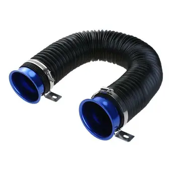 

Tube Inlet hose Air Intake Pipe Aluminum Hose Washable Blue 360 degrees