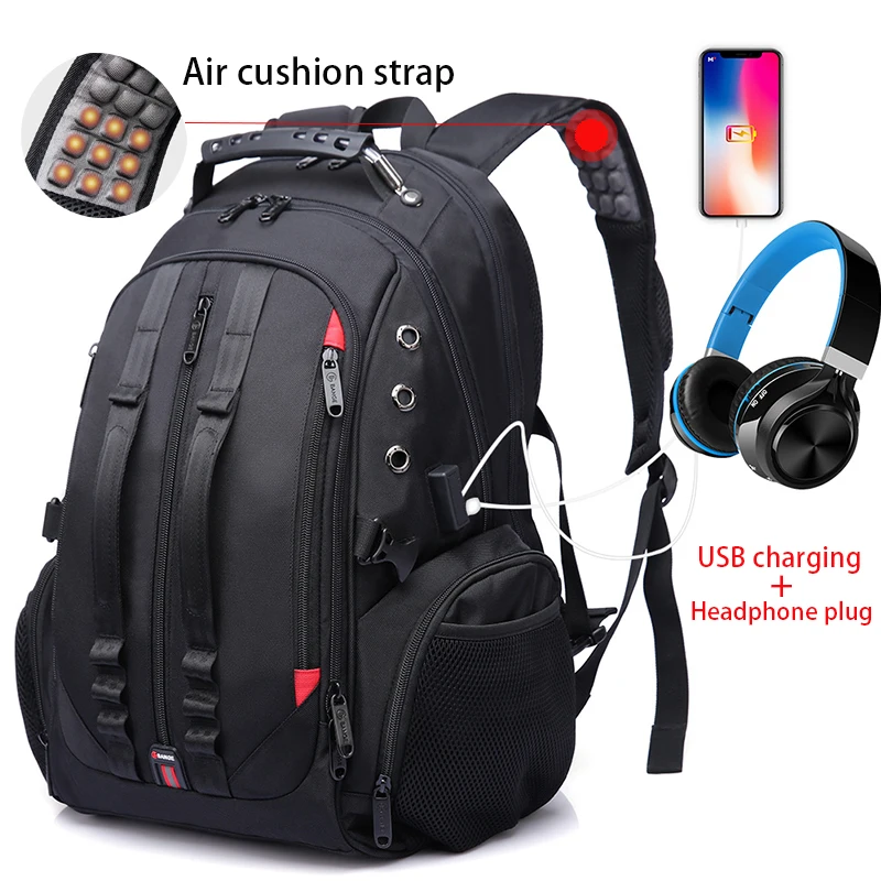 Mochila antirrobo multifuncional para hombre, morral de viaje para  ordenador portátil de 15,6 pulgadas, con carga USB, para adolescentes,  novedad