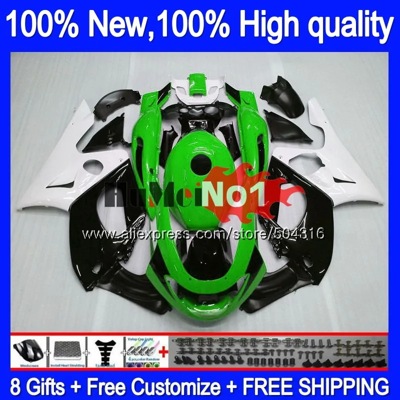YZF 600R для YAMAHA YZF600R Thundercat 2002 2003 2004 05 06 07 39MC. 129 YZF-600R 96 02 03 04 2005 2006 2007 Зеленый Глянец обтекатели
