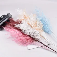 Aliexpress - 6 Fork Encryption Fog Flower Wedding Wedding Landscaping Rime Grass Flower Arrangement Pine Needle Grass Simulation Flower DIY