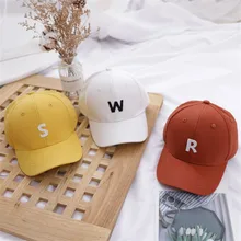 Детская бейсболка, шляпы для мальчиков и девочек, детская хлопковая бейсболка с принтом алфавита, Детская хип-хоп кепка для мальчиков и девочек, SnapbackDP3