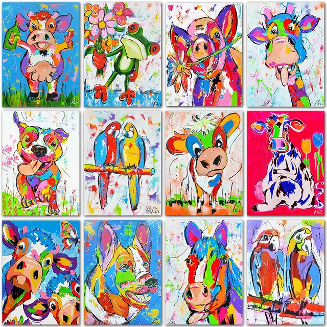 DIY 5D Diamond Painting Cow Horse Chicken Cross Stitch Kit Farm Animal  Mosaic Diamond Embroidery Wall Art Home Decor Gift - AliExpress