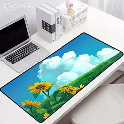 Gamer acessórios hua gaming mouse pad xl mausepad tapete de borracha computador mousepad empresa tapete teclado anime portátil mause