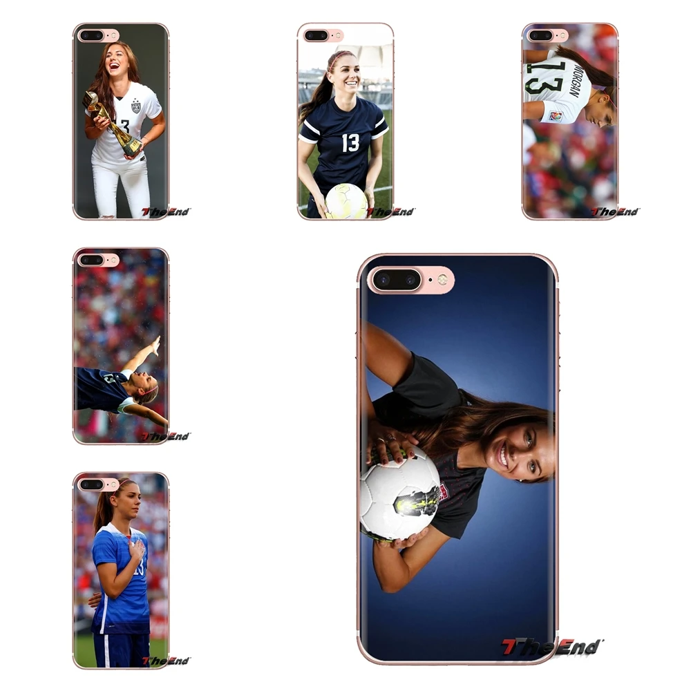 For Samsung Galaxy J1 J2 J3 J4 J5 J6 J7 J8 Plus 2018 Prime 2015 2016 2017 Alex Morgan American Soccer Silicone Phone Shell Cases |