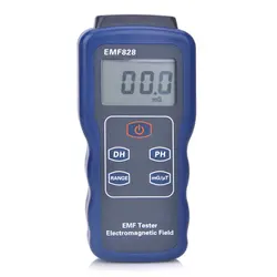 Campo eletromagnético medidor de radiação emf medidor handheld contador digital dosímetro lcd detector medida para o campo elétrico