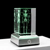 Crystal 3D Laser Engraved Human Anatomical Skeleton Cube Model Statue Paperweight Anatomy Mind Neurology Medical Science Gifts 2