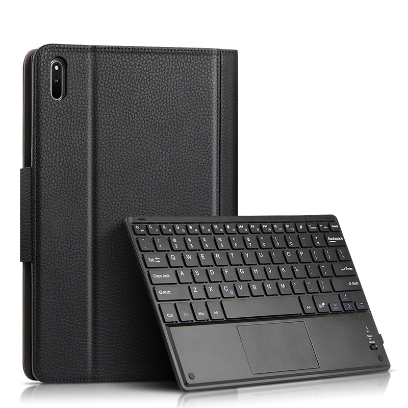 

Bluetooth Touchpad Keyboard Case For Huawei MatePad 11 10.95 inch DBY-W09 DBY-L09 Cover Luxury PU Leather Magnetic Funda + Film