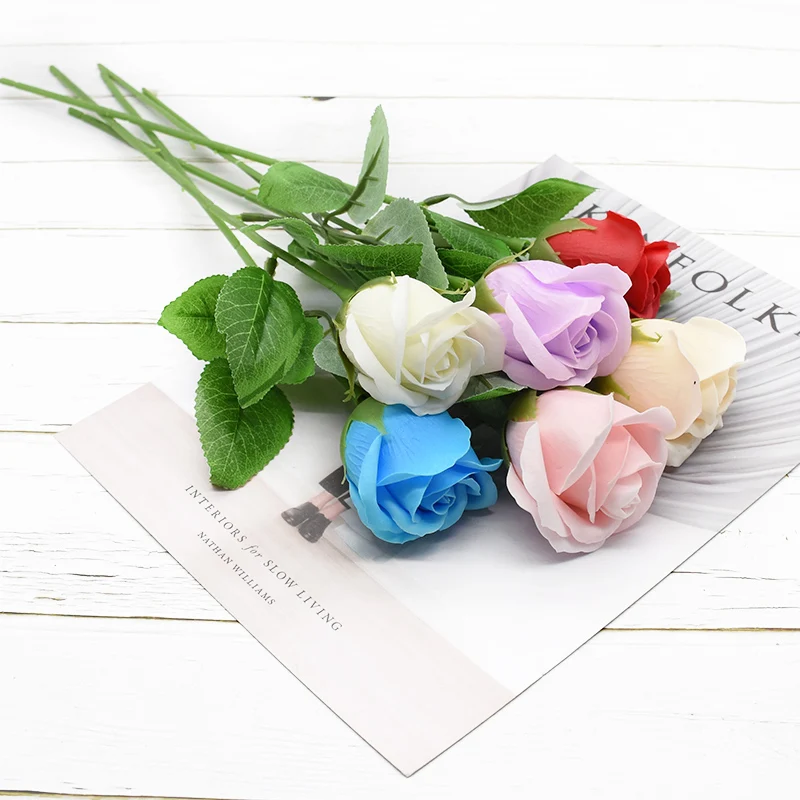5PcsArtificial Rose Soap Flower Candy Box Wedding Decoration Holiday Gift Home Accessories Bridal Bouquet DIY GiftBoX | Дом и сад