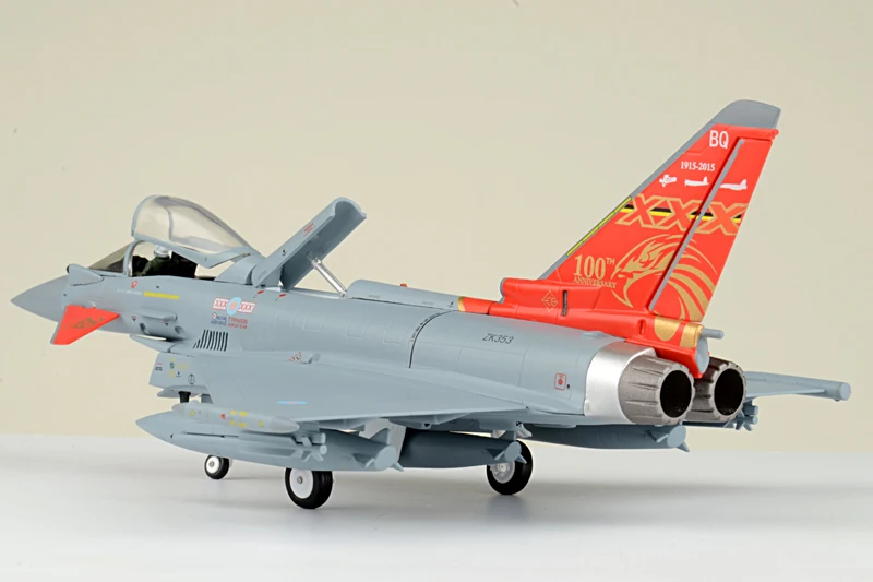 Изысканные 1/72 Европейский ef-2000 Истребитель модель столетия эскадрильи сплав Коллекционная модель