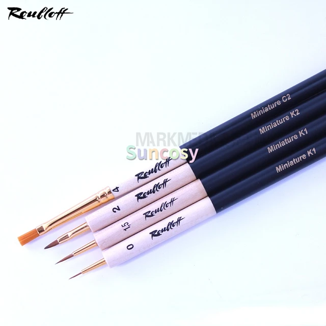 Russia Roubloff Series 1t24 Imitation Mongoose Synthetic Fiber Flat Paint  Brush, For Oil Watercolor Acrylic Paint, Art Supplies - Paint Brushes -  AliExpress