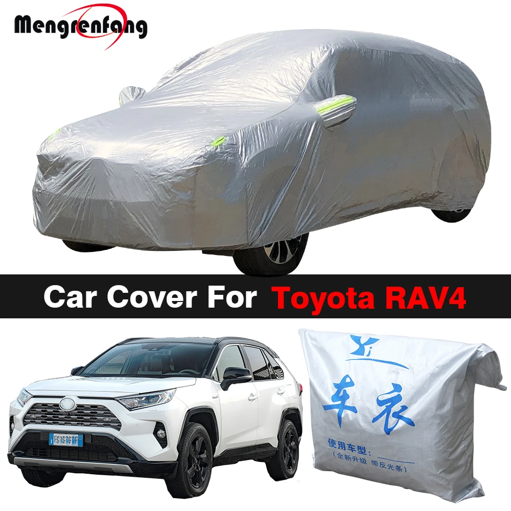 Car Cover SUV Outdoor Sun Shade Anti-UV Snow Rain Ice Resistant Cover Dustproof For Toyota RAV4 RAV 4 spare wheel covers