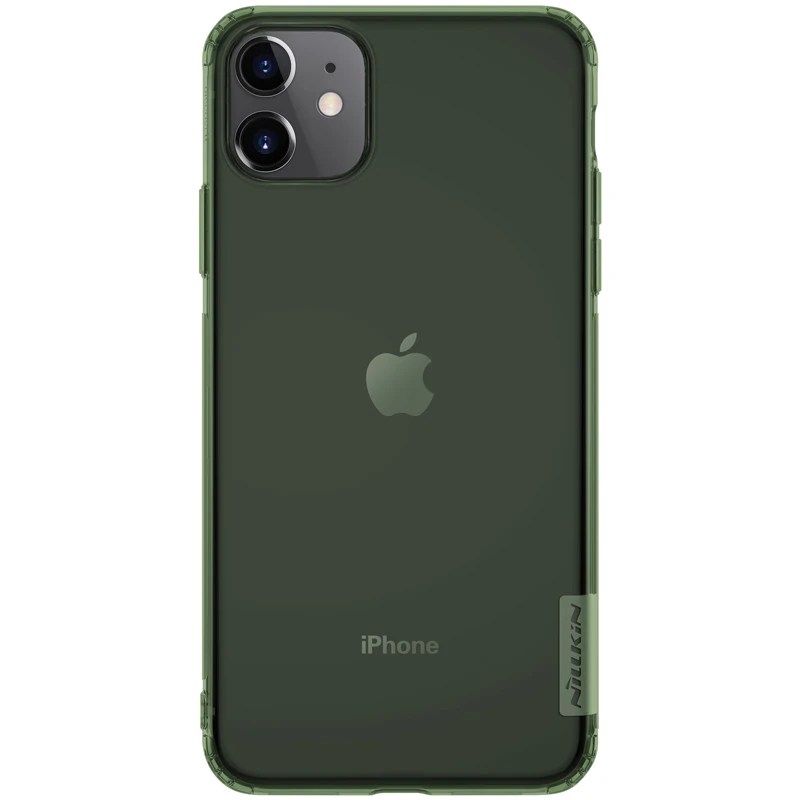 Мягкий чехол для iPhone 11 Pro Max 5,8/6,1/6,5 Nillkin Nature прозрачный мягкий кремний ТПУ чехол для iPhone 11 Pro чехол Корпус - Цвет: Green