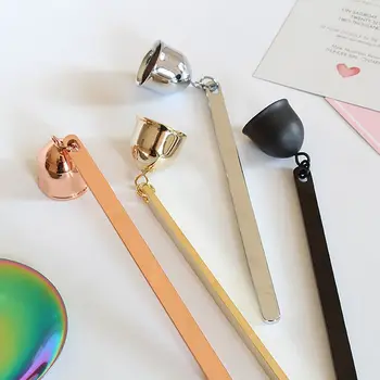 

3Pcs/Set Scented Candle Tool Set Stainless Steel Bell-shaped Candle Cap Candle Hook Candle Scissors Household Candle Accessories