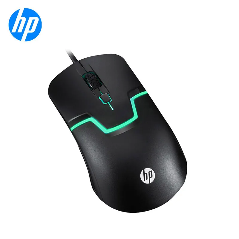 

Original HP Gaming Mouse 1600 DPI USB Wired Mice Optical Laptop PC Gamer Back Light Black Color M100 Mouse for Computer Dropship