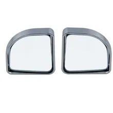 2 шт серебряное автомобильное регулируемое боковое вспомогательное зеркало заднего вида для слепых зон