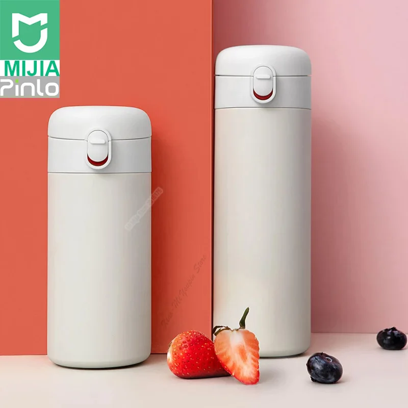 Xiaomi Pinlo 400 мл/530 мл Питьевая Вакуумная чашка из нержавеющей стали холодная 6 часов колба бутылка для воды одной рукой на изоляционный замок