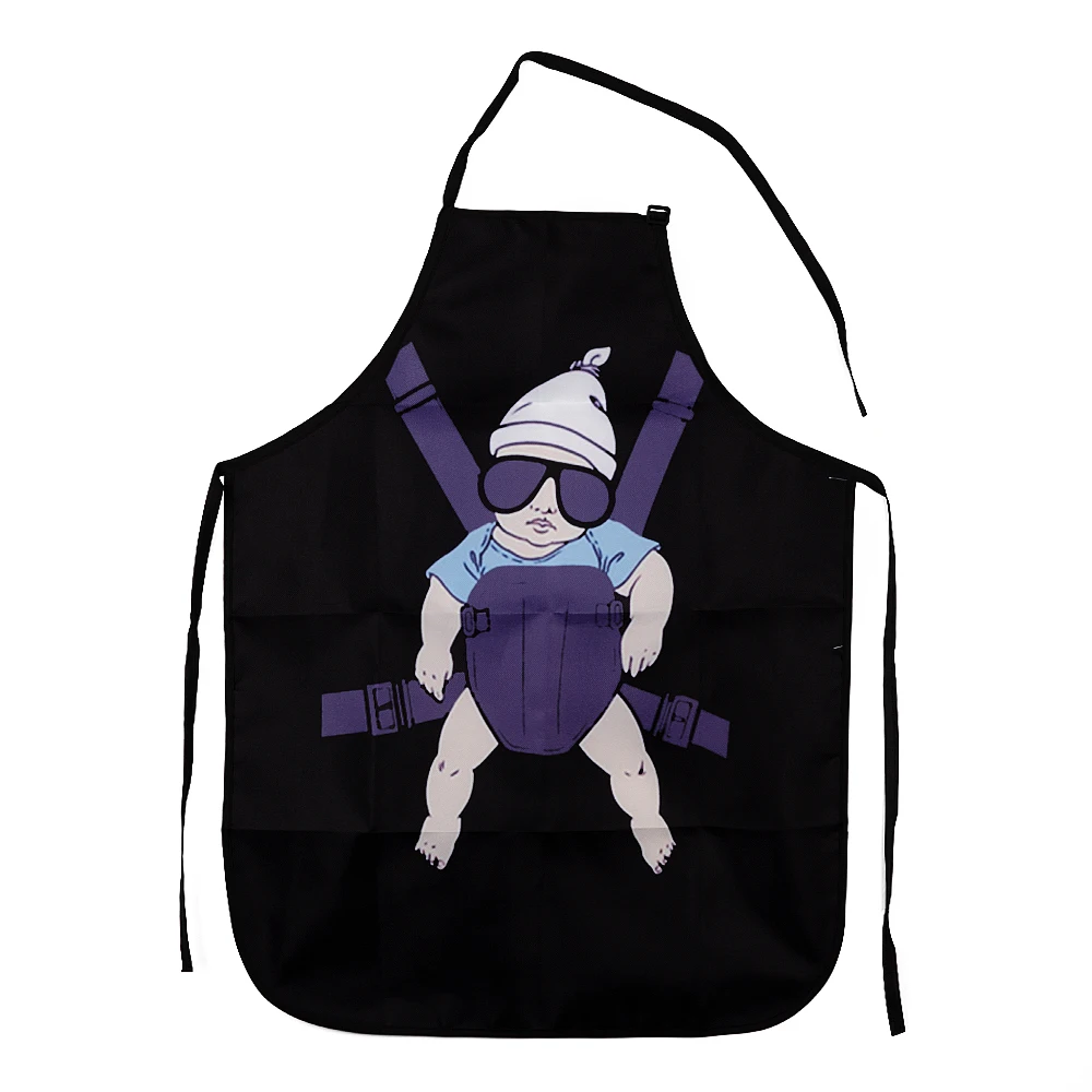 4 Colors Aprons Sexy Funny Personalized Kitchen Digital Printed For Women Man BBQ Cleaning Cooking Apron