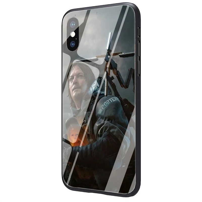 Чехол для телефона EWAU Death Stranding из закаленного стекла для iPhone 5 5S SE 6 6s 7 8 Plus X XR XS 11 pro Max - Цвет: G12