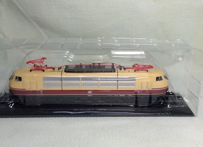 Специальный литой ПВХ 1/87 поезд BR 103 226-7(1973) Статический рабочий стол дисплей Коллекция Модель игрушки для детей Oyuncak