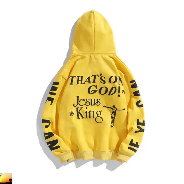 Jesus Is King Yellow Hoodie Sweatshirts 2