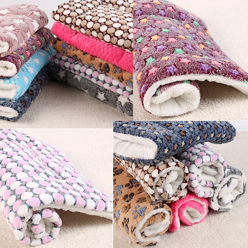 

2020 New Hot Sale Thickened Plush mat pet mat cat dog kennel mat small, medium and large dog pet products