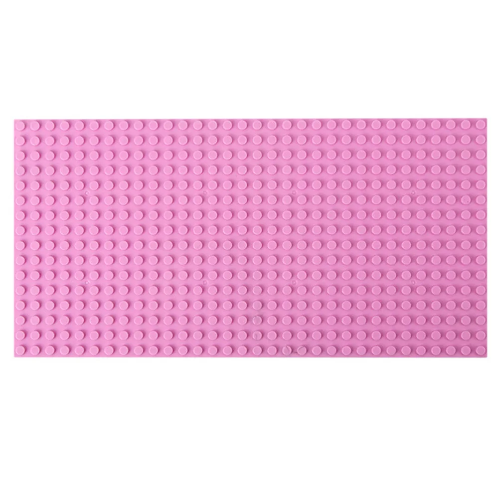 style 16x32 pink DIY опорная пластина доска шпильки совместимые строительные блоки плиты M09 - Цвет: style 16x32 pink