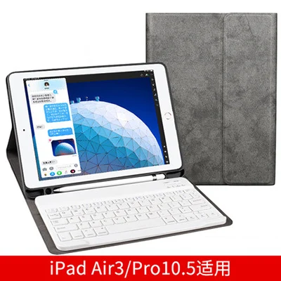 N Чехол с клавиатурой для Apple iPad 10,2 дюймов 9,7 20172018 Bluetooth беспроводная клавиатура чехол для iPad Air Pro 10,5 - Цвет: N