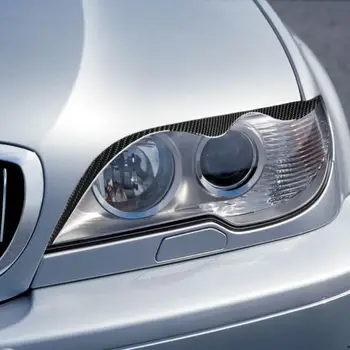 

For BMW 3 Series E46 1999-2004 Car Headlight Trim Lamp Eyebrow Headlight Cover Trim for E46 1999-2004 Car Styling