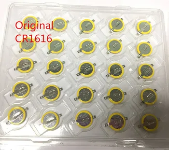 

100% New Original CR1616 Button Cell Batteries Tabs 3V 2 Feet Welding Solder Pins 50mAh 1616 ECR1616 LM1616