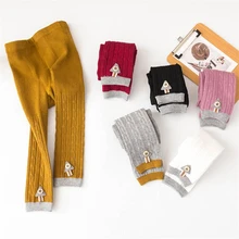 От 0 до 4 лет колготки для маленьких мальчиков и девочек; большие детские штаны; леггинсы; колготки для девочек; сезон осень-зима; колготки с девятью точками; детские колготки