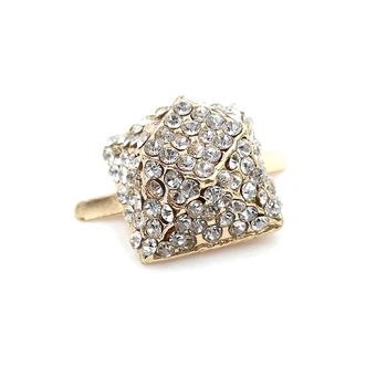 

1PCS Elegant Square Rhinestone Shoes Buckle Women Bridal Prom Fashion Shoe Clips Shoes Decor Accessory