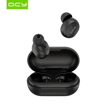 

QCY T4S Apt-X HD Wireless Bluetooth V5.0 Headphones Sports Wireless Earphones 3D Stereo Earbuds Mini in Ear Dual Microphone