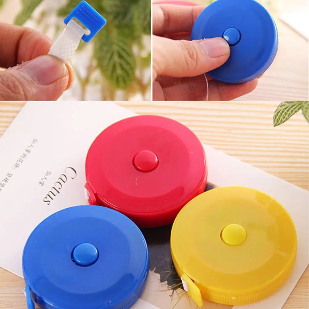 

Telescopic Soft Tape Measure Body Measuring Ruler Sewing Cloth Tailor Tape Portable Tape Measure Retractable Inch Measure L6V1