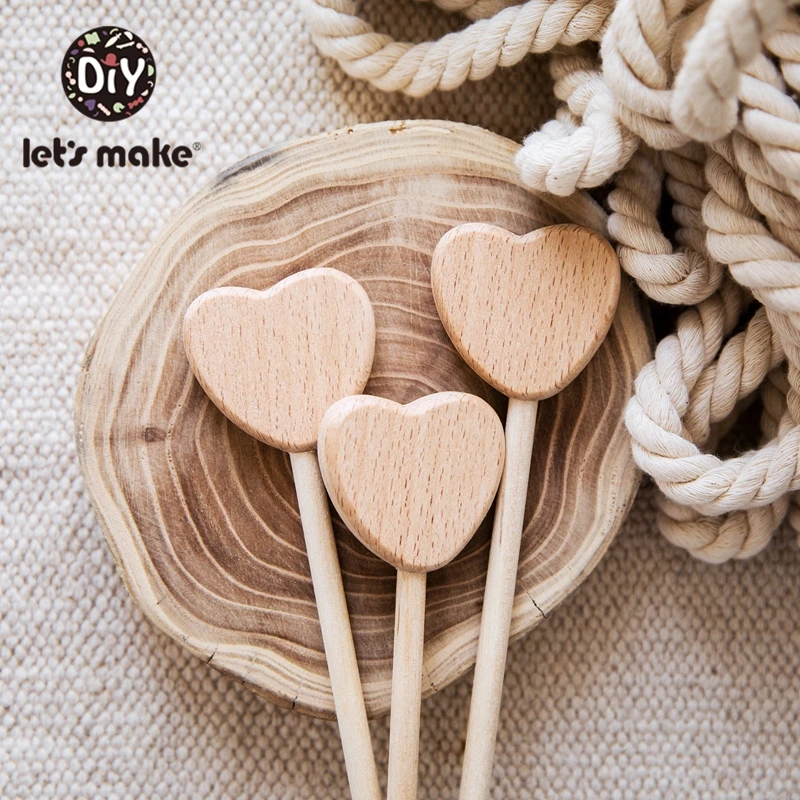 Teething toys baby teething toys Beech Wooden Star Magic Wand Teething Rodent Nursing Gifts