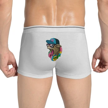 

Crazy DJ Cat Cool Print Men's underwear