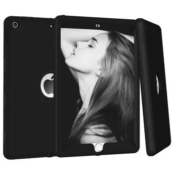 

for Apple iPad 10.2 (2019) Case, WEFOR Rugged Slim Shockproof Silicone Rubber+Hard Plastic Dual Layer Protective Case Cover