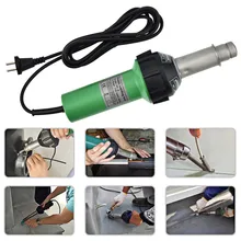 Pistolet de soudage pour plastique, 1600W, torche à Air chaud, pour sol en vinyle PVC, réservoir d'eau PP, PE, géomembrane, prise US et EU 220V