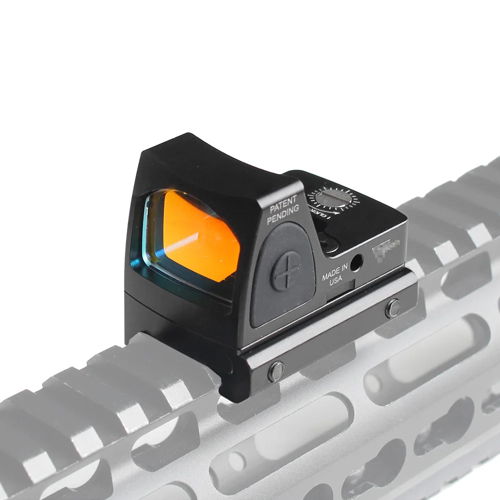 Мини RMR красная точка зрения коллиматор Глок/винтовка зеркальный прицел подходит 20 мм Weaver Rail для охотничье ружье