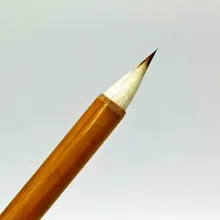 Белая кисть для каллиграфии с облаками, китайская кисть для каллиграфии, шерстяной волос, Caligrafia Tinta, официальная кисть для письма Kaishu Paintiing