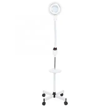 

Multiple function 8X LED Tattoo Lamp Nail Art Lamp Omni-Directional Wheel Adjustable Cold Light Magnifier Nail Tools