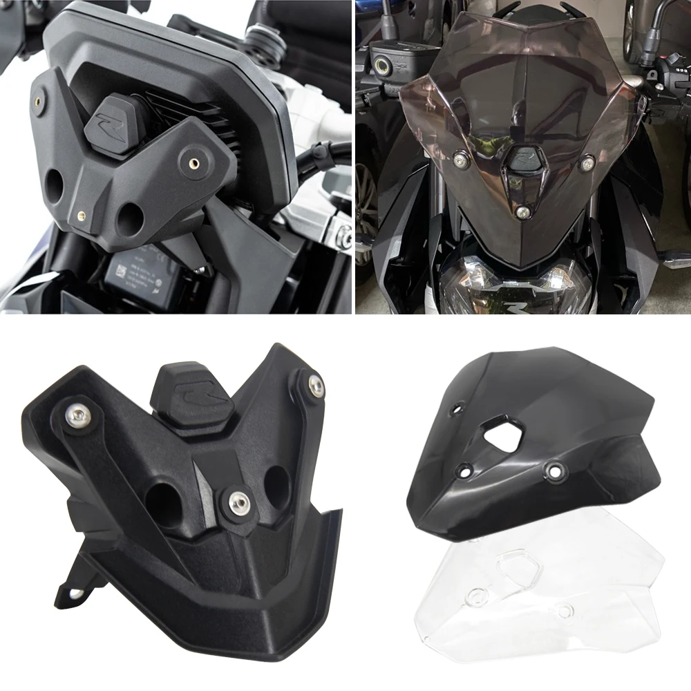 

NEW Motorcycle Accessories Screen Windshield Fairing Windscreen Baffle Wind Deflectors For BMW F900R F 900R F900 R 2020