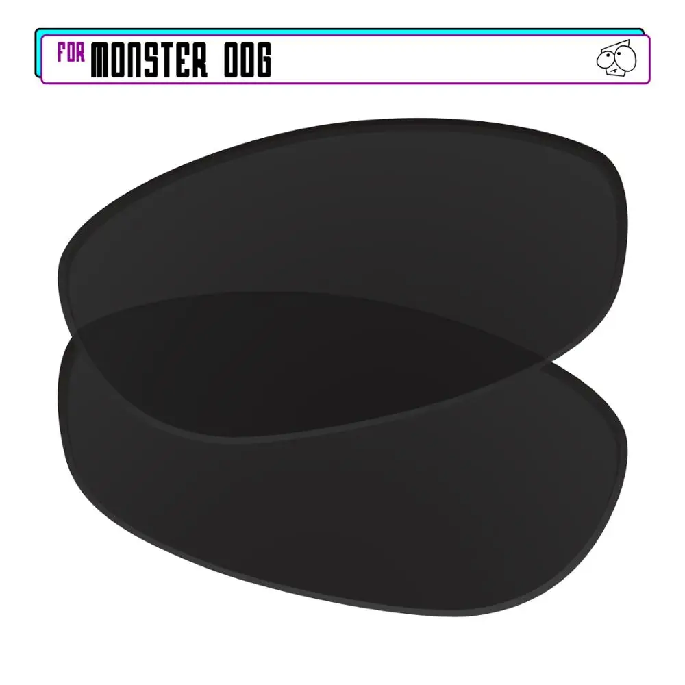 Ezsostituisci Lenti Di Ricambio Per-Occhiali Da Sole Oakley Monster Dog-Nero