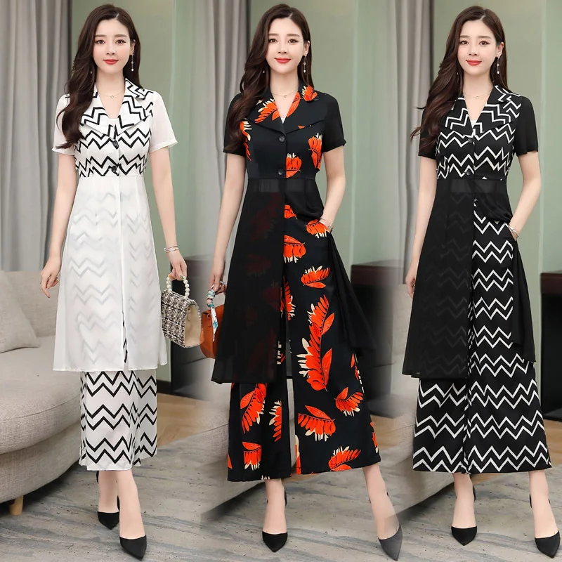 

Of Fresh Youth Cute Street Fashion Set/Suit Skirt 2019 Summer Two-Piece Set Gas