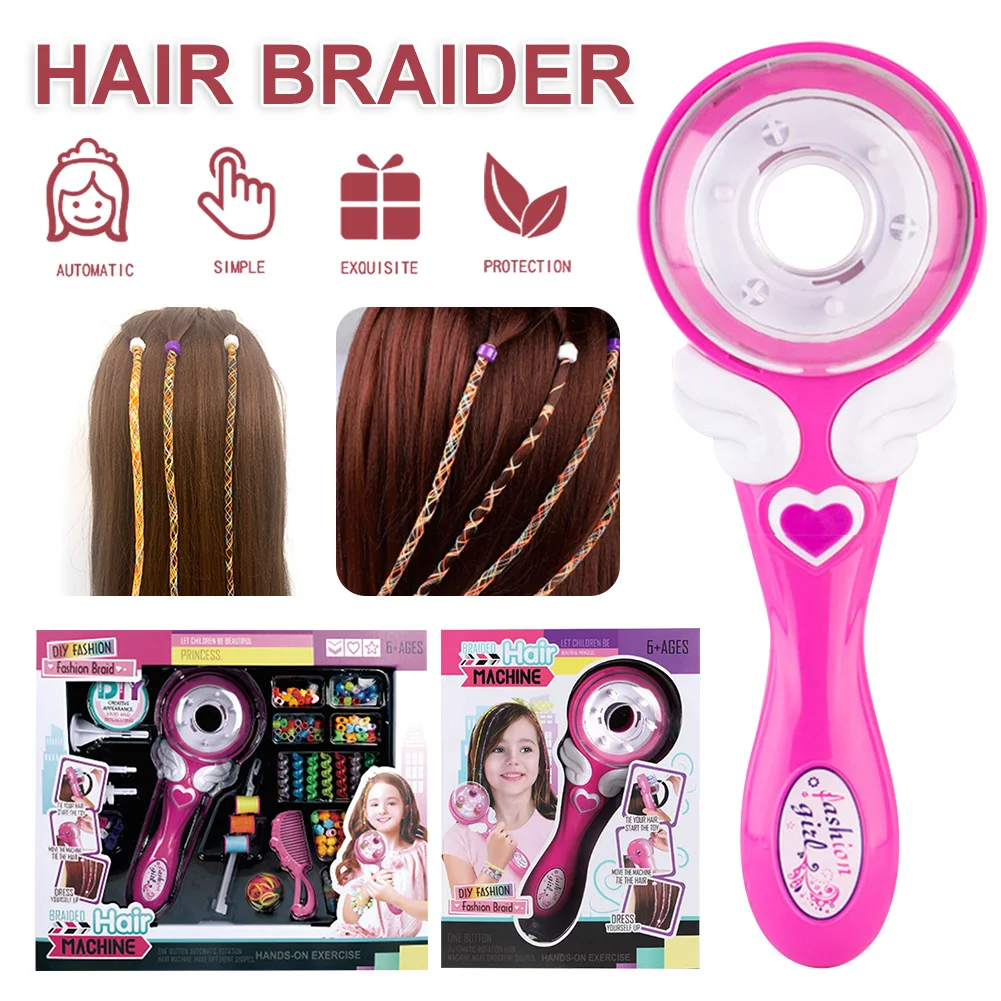 Children Automatic Hair Braider Set Electric Braiding Hairstyle Tool