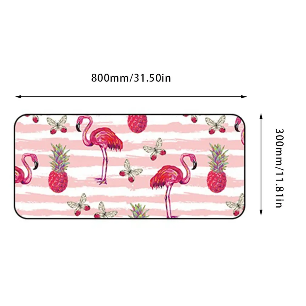 pink 800x300x4mm Фламинго коврик для мыши Коврик для мыши Notbook компьютерный коврик для мыши классный игровой коврик для мыши геймер для ноутбука компьютерная мышь лист - Цвет: pink 800x300x4mm
